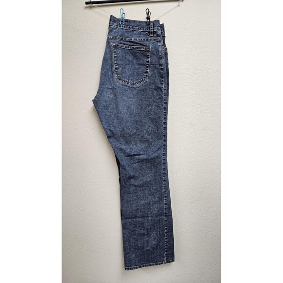 Old Navy Jeans Womens 14 Regular Blue Boot Cut Stretch Denim RN 54023 Casual - Picture 1 of 7